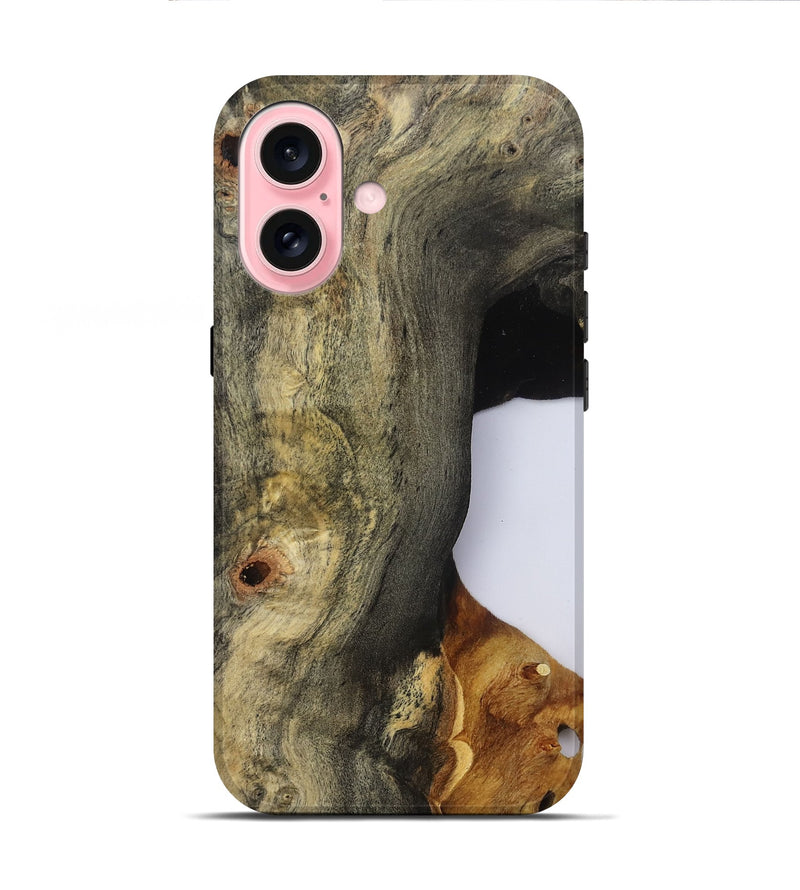 iPhone 16 Wood Live Edge Phone Case - Ainara (Clear, 796760)