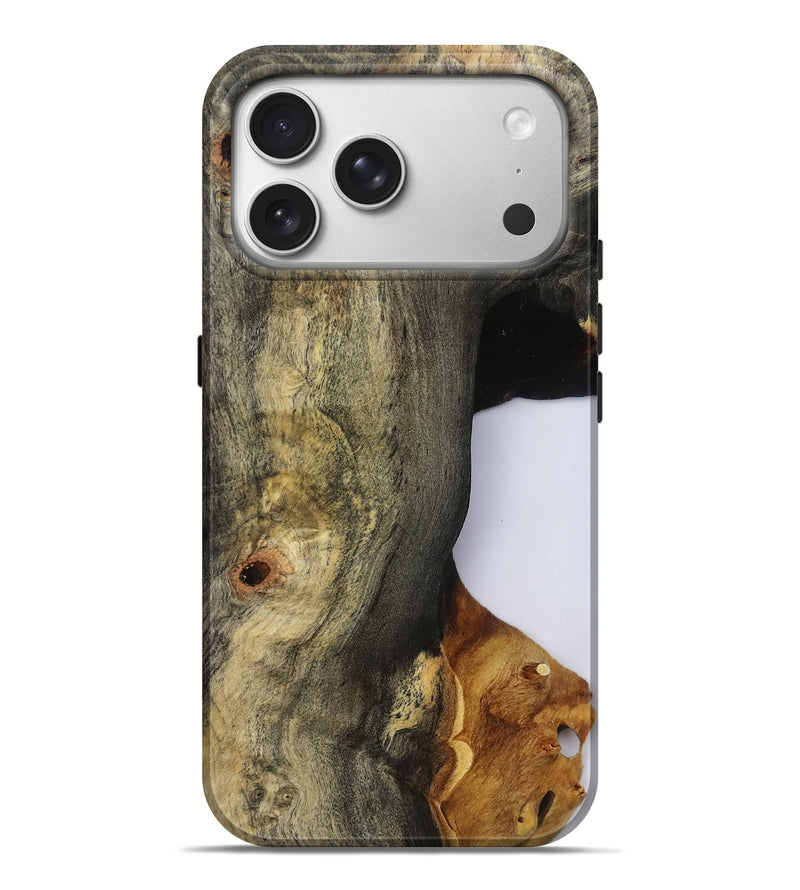 iPhone 17 Pro Max Wood Live Edge Phone Case - Ainara (Clear, 796760)