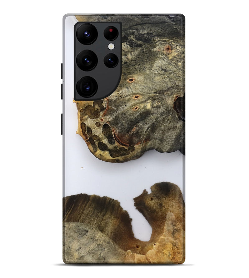 Galaxy S22 Ultra Wood Live Edge Phone Case - Symone (Clear, 796768)