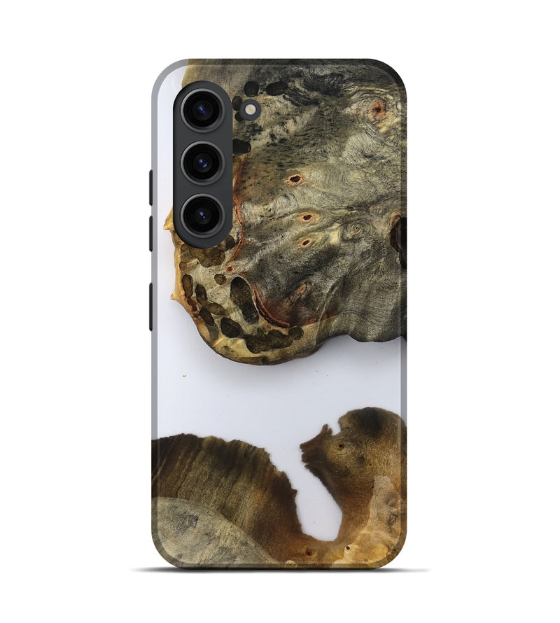 Galaxy S23 Wood Live Edge Phone Case - Symone (Clear, 796768)