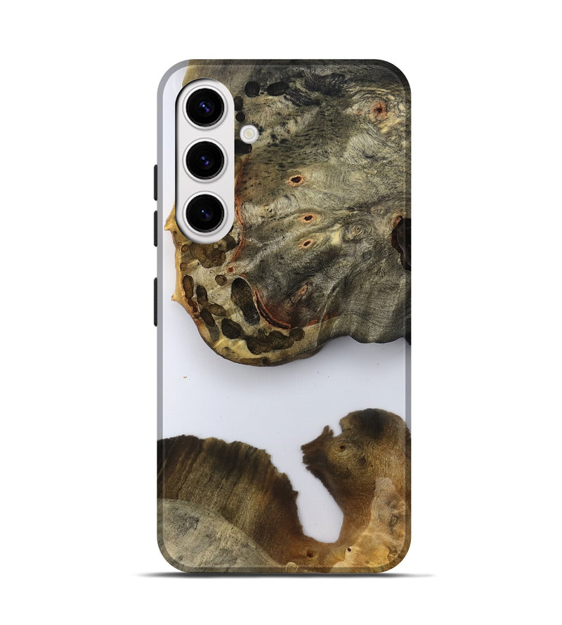 Galaxy S25 Wood Live Edge Phone Case - Symone (Clear, 796768)