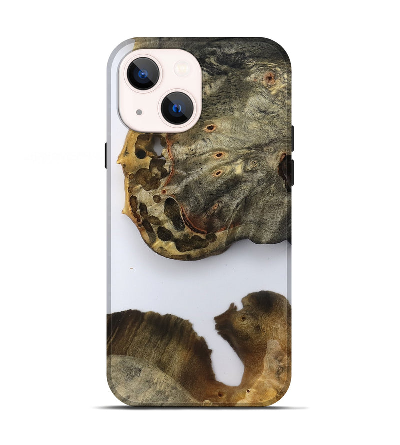 iPhone 13 Wood Live Edge Phone Case - Symone (Clear, 796768)