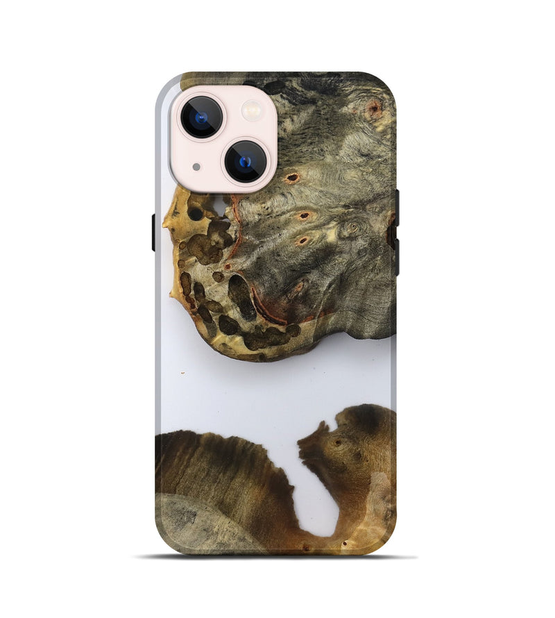 iPhone 13 mini Wood Live Edge Phone Case - Symone (Clear, 796768)