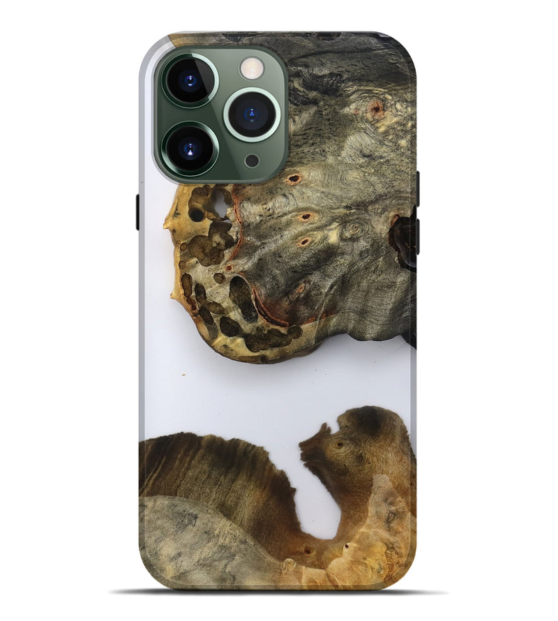 iPhone 13 Pro Max Wood Live Edge Phone Case - Symone (Clear, 796768)