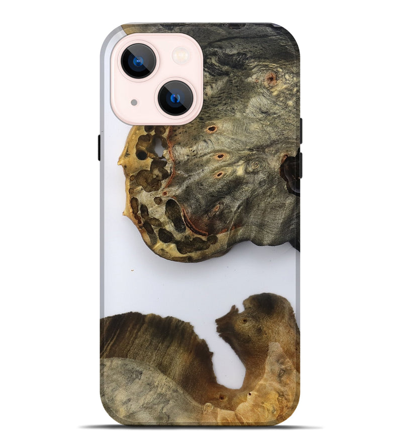 iPhone 14 Plus Wood Live Edge Phone Case - Symone (Clear, 796768)