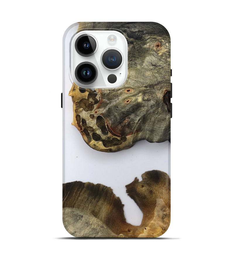 iPhone 15 Pro Wood Live Edge Phone Case - Symone (Clear, 796768)