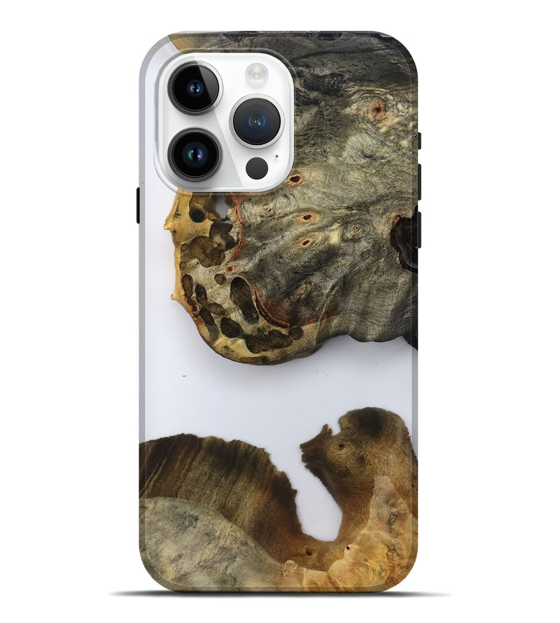 iPhone 15 Pro Max Wood Live Edge Phone Case - Symone (Clear, 796768)