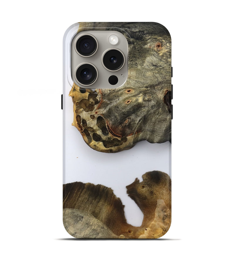 iPhone 16 Pro Wood Live Edge Phone Case - Symone (Clear, 796768)