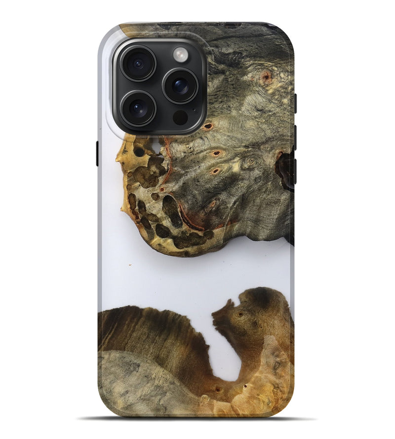 iPhone 16 Pro Max Wood Live Edge Phone Case - Symone (Clear, 796768)