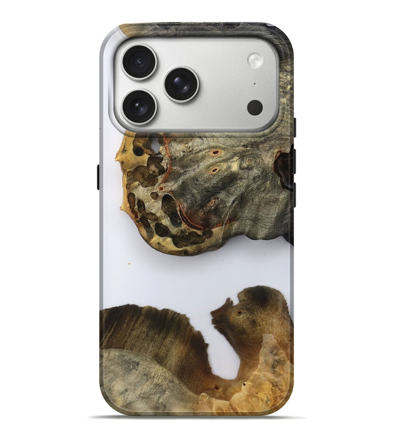 iPhone 17 Pro Max Wood Live Edge Phone Case - Symone (Clear, 796768)