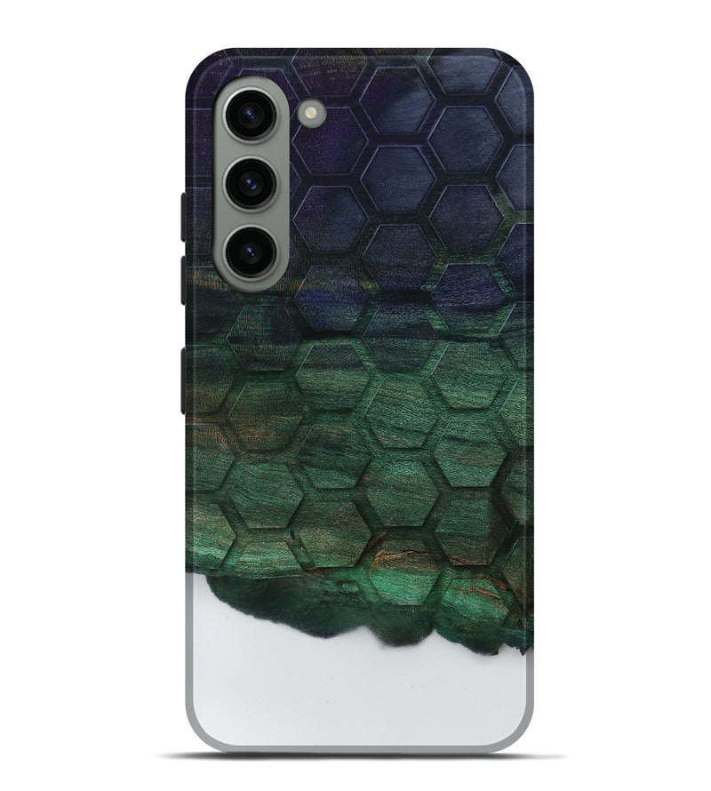 Galaxy S23 Plus Wood Live Edge Phone Case - Zoie (Clear, 796775)