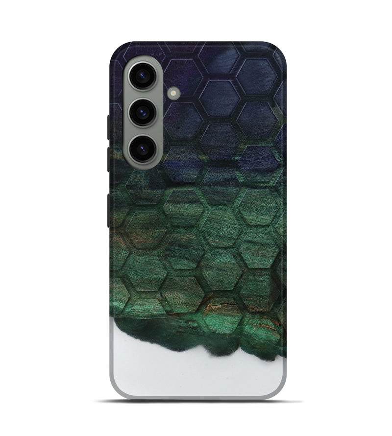 Galaxy S24 Wood Live Edge Phone Case - Zoie (Clear, 796775)