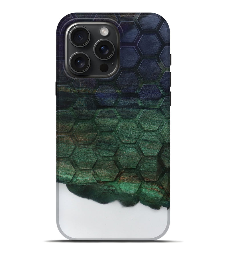 iPhone 16 Pro Max Wood Live Edge Phone Case - Zoie (Clear, 796775)