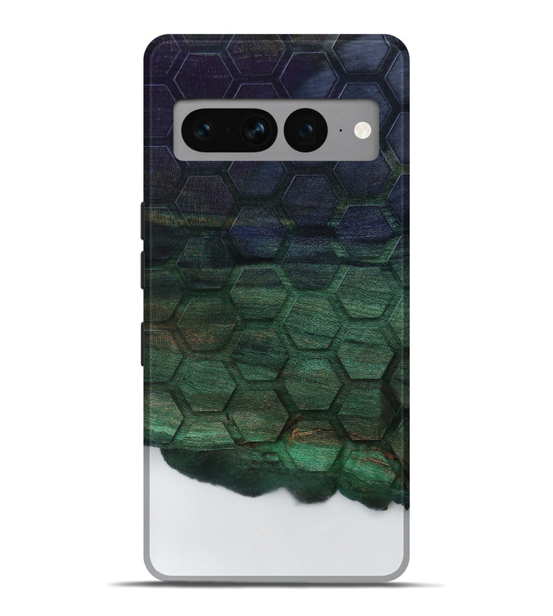 Pixel 7 Pro Wood Live Edge Phone Case - Zoie (Clear, 796775)