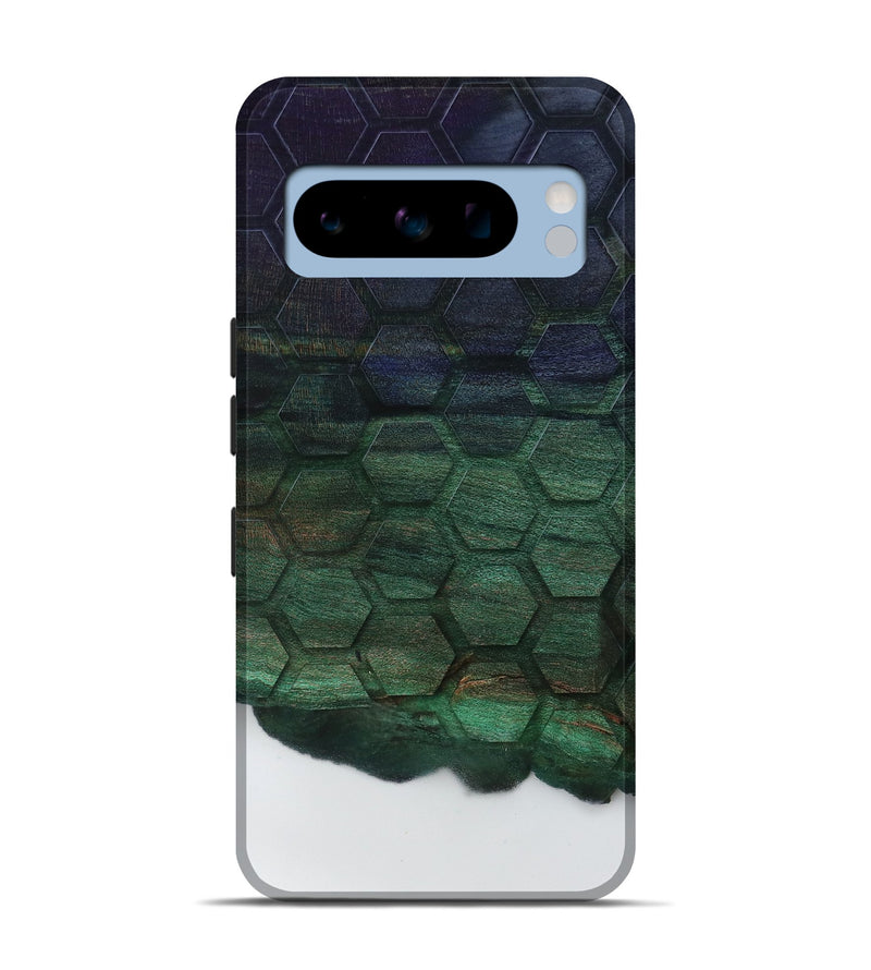 Pixel 8 Pro Wood Live Edge Phone Case - Zoie (Clear, 796775)