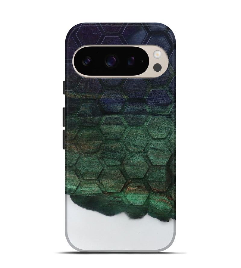 Pixel 9 Wood Live Edge Phone Case - Zoie (Clear, 796775)