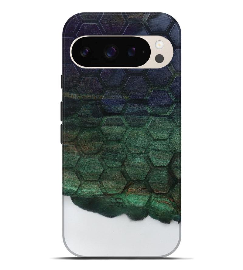 Pixel 9 Pro XL Wood Live Edge Phone Case - Zoie (Clear, 796775)