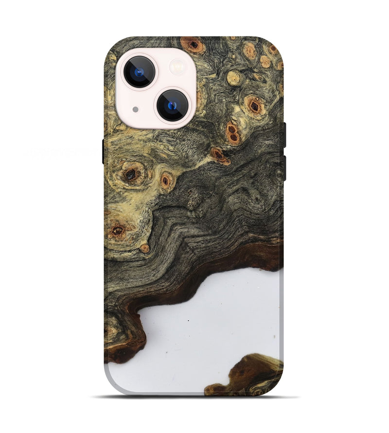 iPhone 13 Wood Live Edge Phone Case - Bella (Clear, 796779)