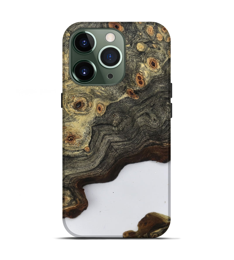 iPhone 13 Pro Wood Live Edge Phone Case - Bella (Clear, 796779)