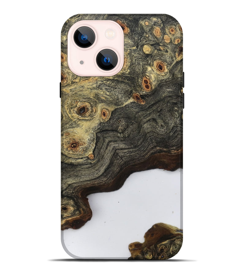iPhone 14 Plus Wood Live Edge Phone Case - Bella (Clear, 796779)