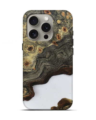 iPhone 16 Pro Wood Live Edge Phone Case - Bella (Clear, 796779)