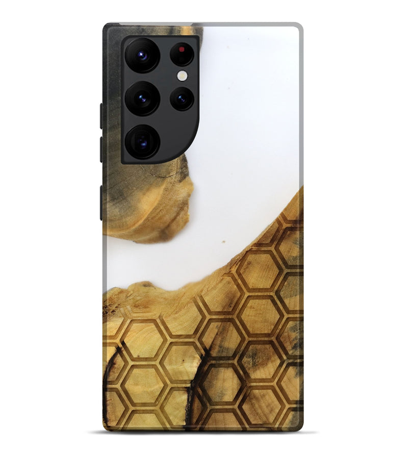 Galaxy S22 Ultra Wood Live Edge Phone Case - Mammie (Clear, 796788)
