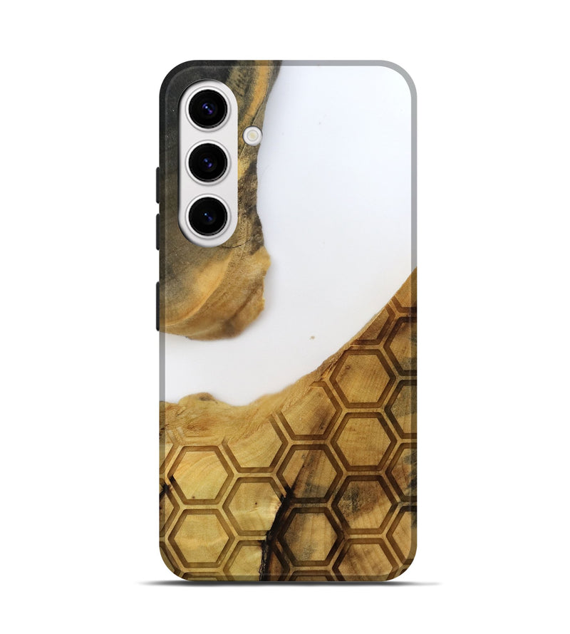 Galaxy S25 Wood Live Edge Phone Case - Mammie (Clear, 796788)