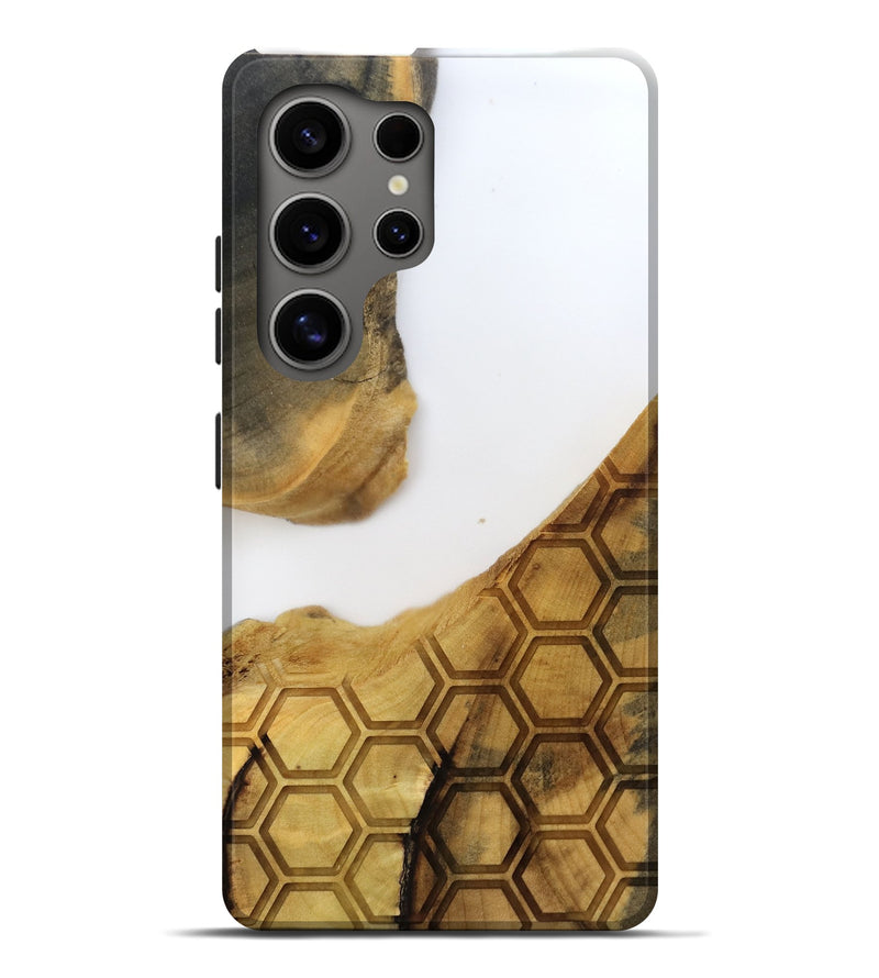 Galaxy S25 Ultra Wood Live Edge Phone Case - Mammie (Clear, 796788)