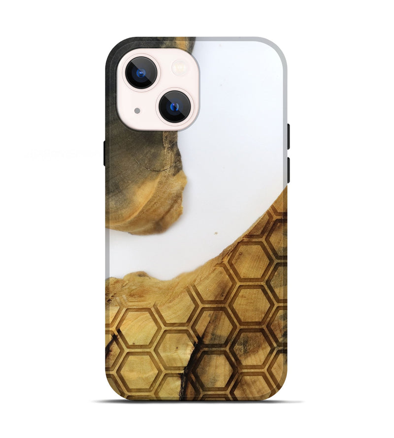 iPhone 13 Wood Live Edge Phone Case - Mammie (Clear, 796788)