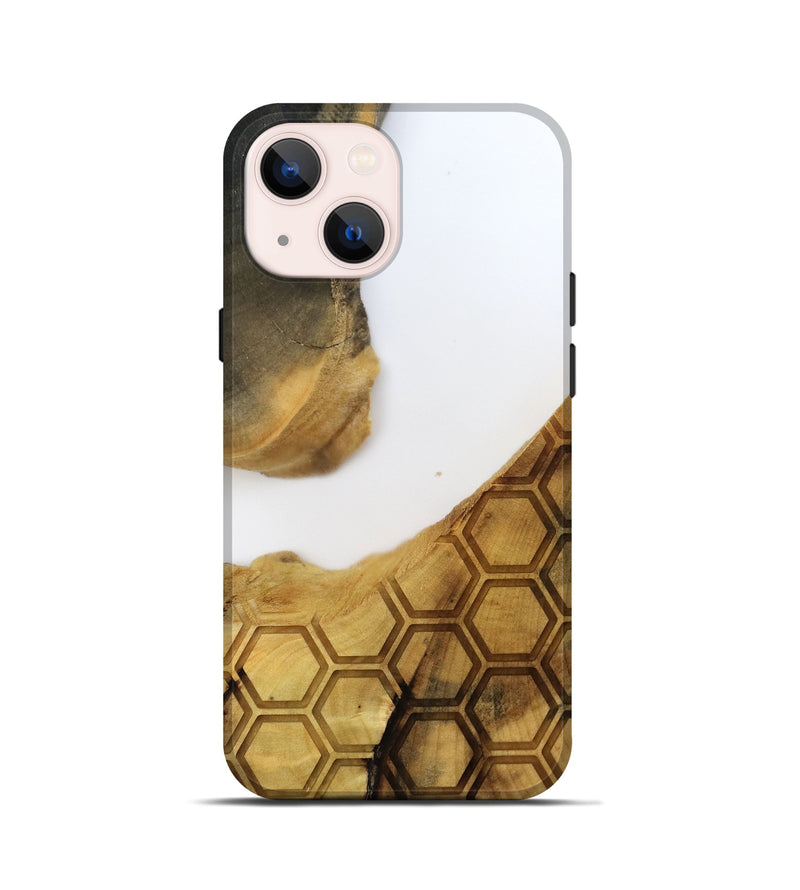 iPhone 13 mini Wood Live Edge Phone Case - Mammie (Clear, 796788)