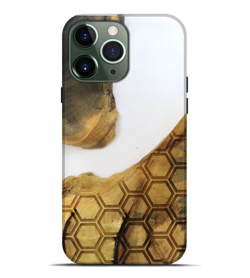 iPhone 13 Pro Max Wood Live Edge Phone Case - Mammie (Clear, 796788)