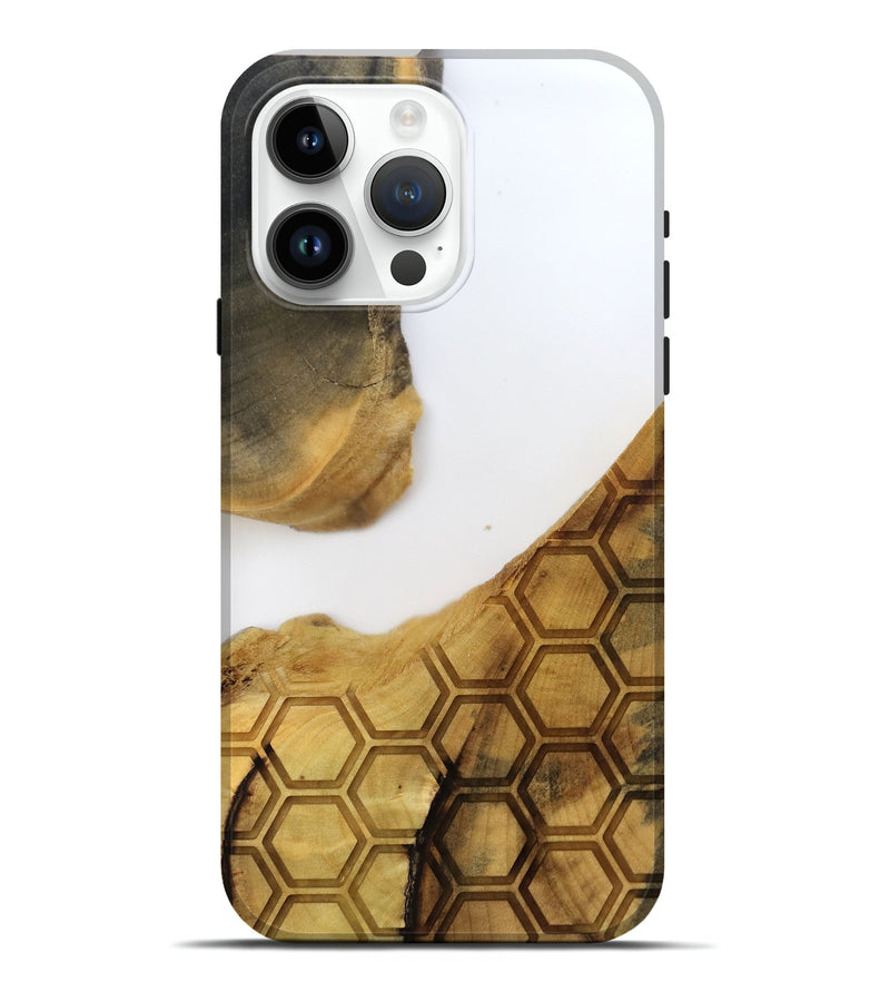 iPhone 15 Pro Max Wood Live Edge Phone Case - Mammie (Clear, 796788)