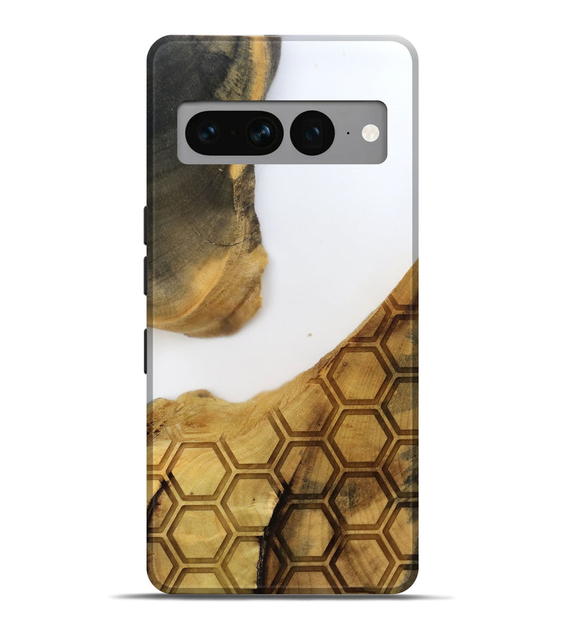 Pixel 7 Pro Wood Live Edge Phone Case - Mammie (Clear, 796788)