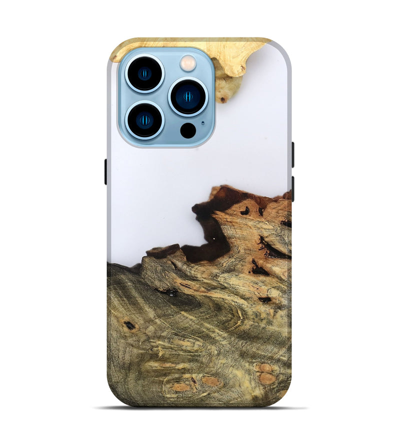 iPhone 14 Pro Wood Live Edge Phone Case - Dillan (Clear, 796802)