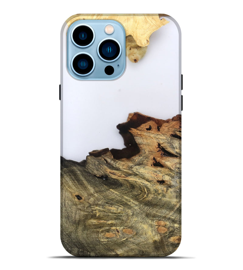 iPhone 14 Pro Max Wood Live Edge Phone Case - Dillan (Clear, 796802)