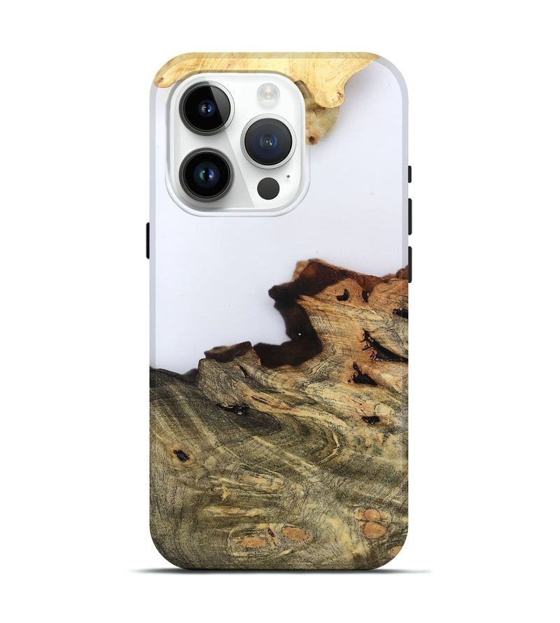 iPhone 15 Pro Wood Live Edge Phone Case - Dillan (Clear, 796802)