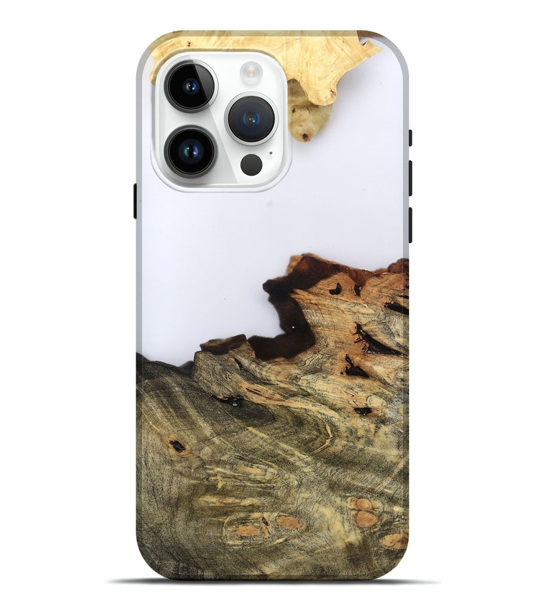 iPhone 15 Pro Max Wood Live Edge Phone Case - Dillan (Clear, 796802)