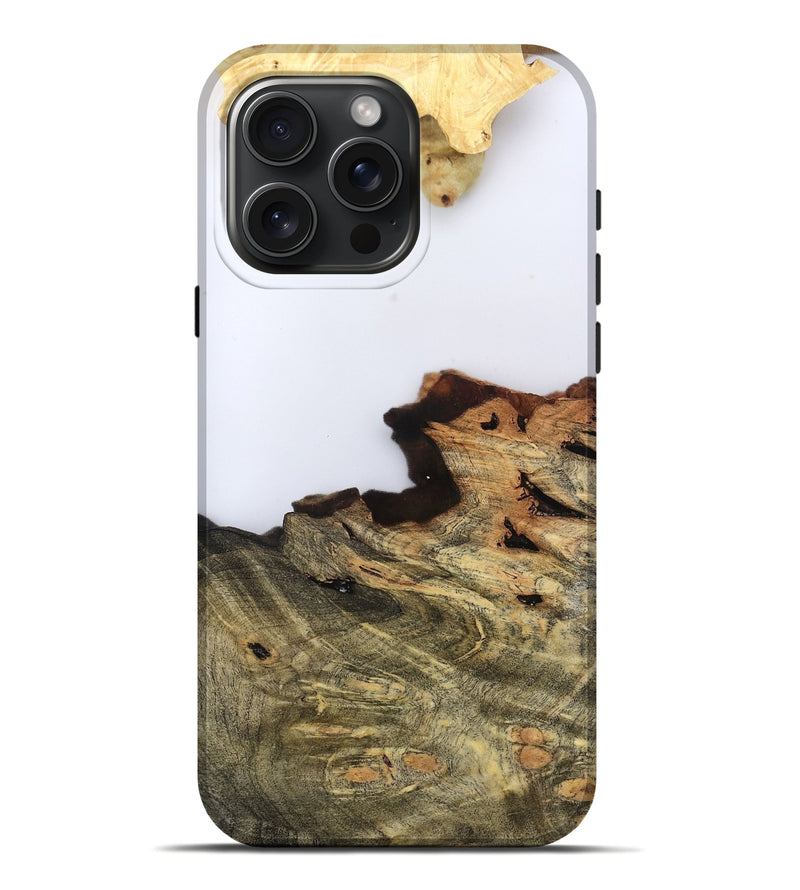 iPhone 16 Pro Max Wood Live Edge Phone Case - Dillan (Clear, 796802)
