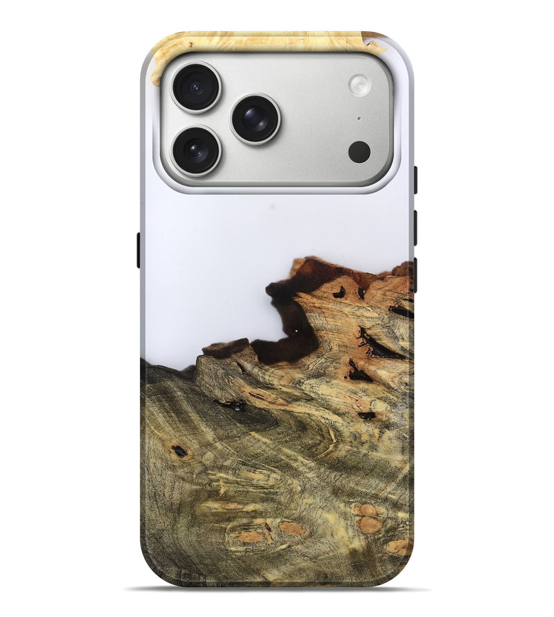 iPhone 17 Pro Max Wood Live Edge Phone Case - Dillan (Clear, 796802)