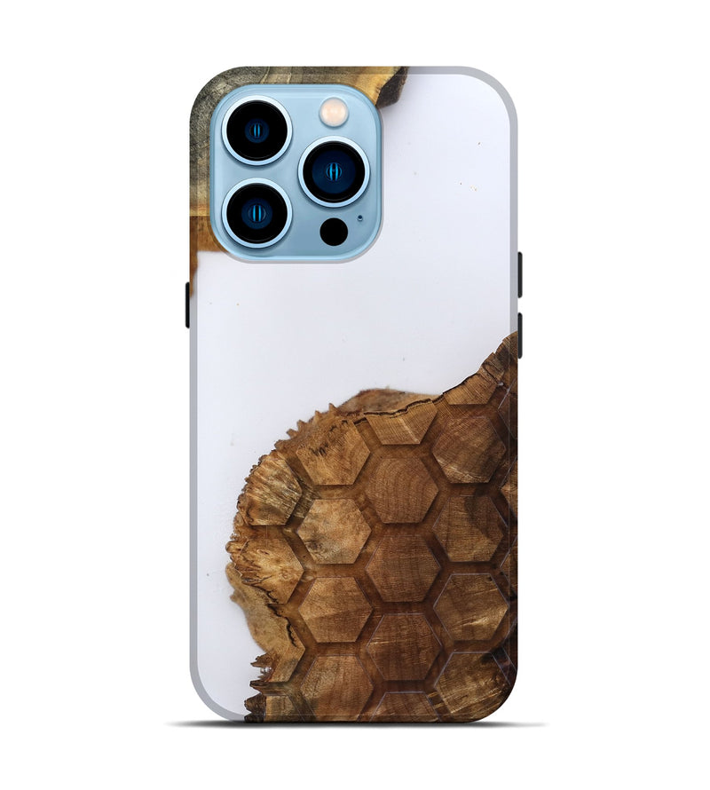 iPhone 14 Pro Wood Live Edge Phone Case - Katia (Clear, 796806)