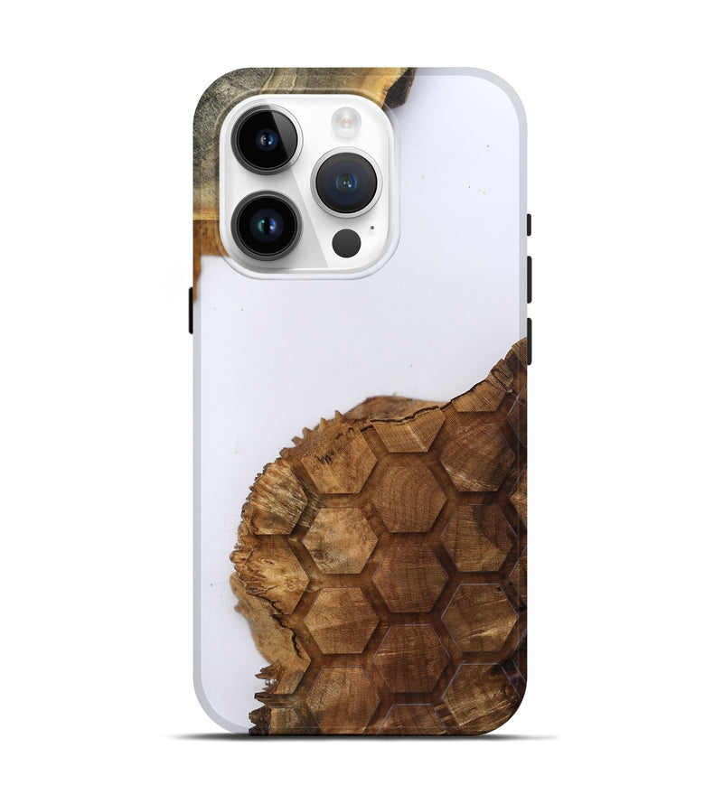 iPhone 15 Pro Wood Live Edge Phone Case - Katia (Clear, 796806)