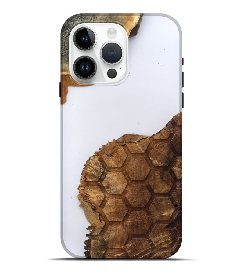 iPhone 15 Pro Max Wood Live Edge Phone Case - Katia (Clear, 796806)