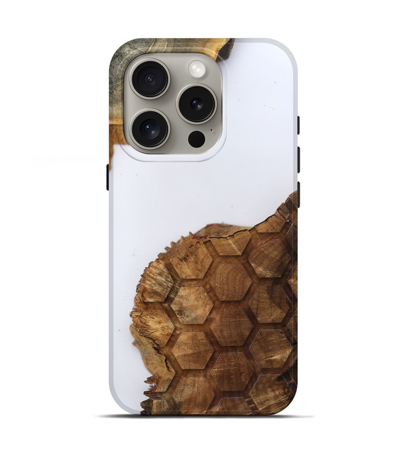 iPhone 16 Pro Wood Live Edge Phone Case - Katia (Clear, 796806)