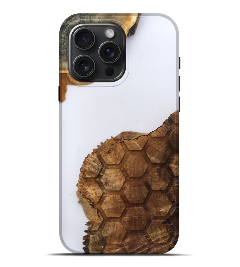 iPhone 16 Pro Max Wood Live Edge Phone Case - Katia (Clear, 796806)
