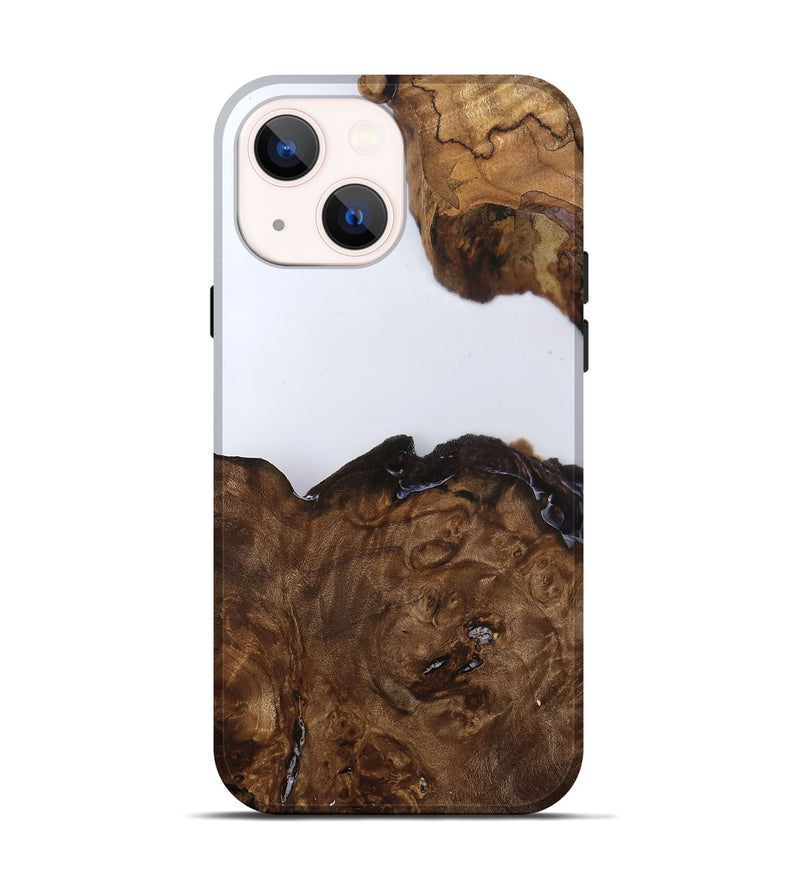 iPhone 14 Wood Live Edge Phone Case - Janie (Clear, 796809)