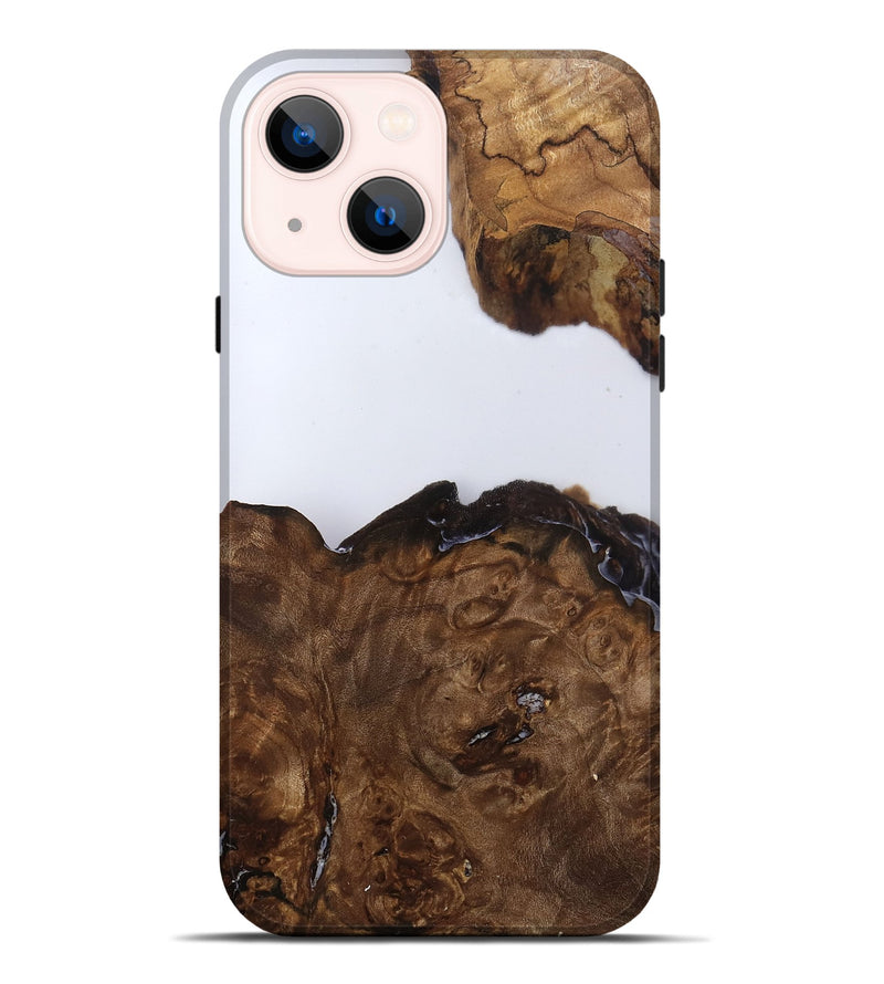 iPhone 14 Plus Wood Live Edge Phone Case - Janie (Clear, 796809)