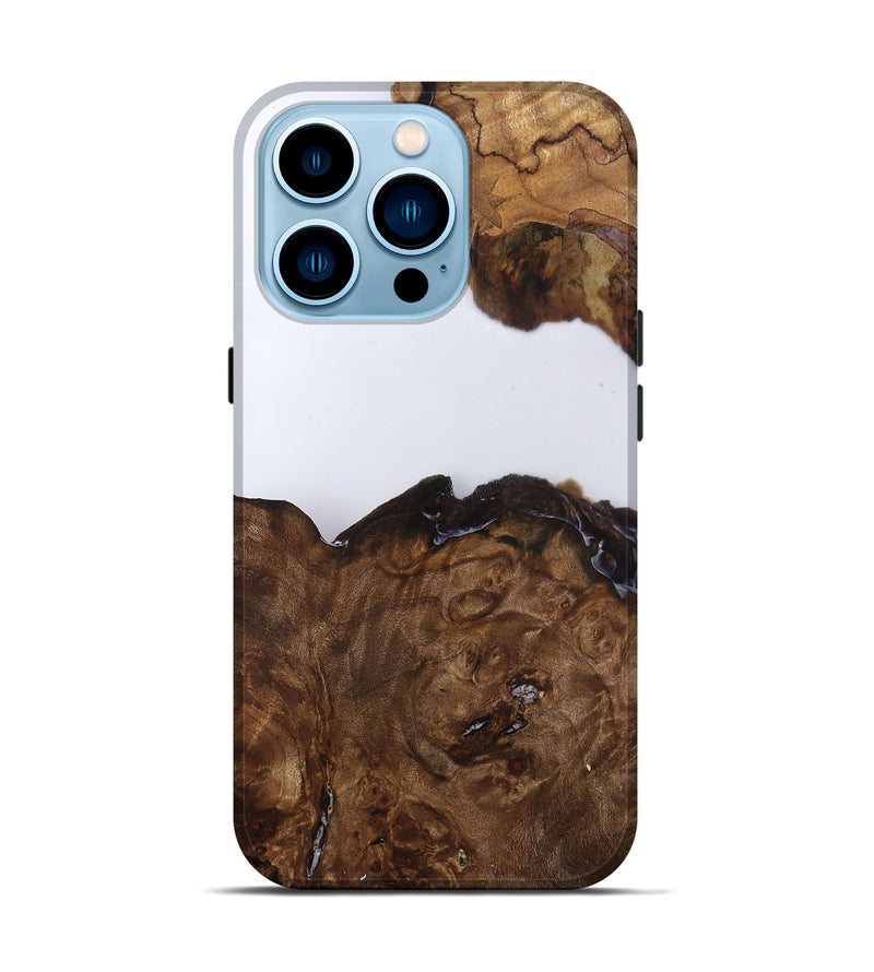 iPhone 14 Pro Wood Live Edge Phone Case - Janie (Clear, 796809)