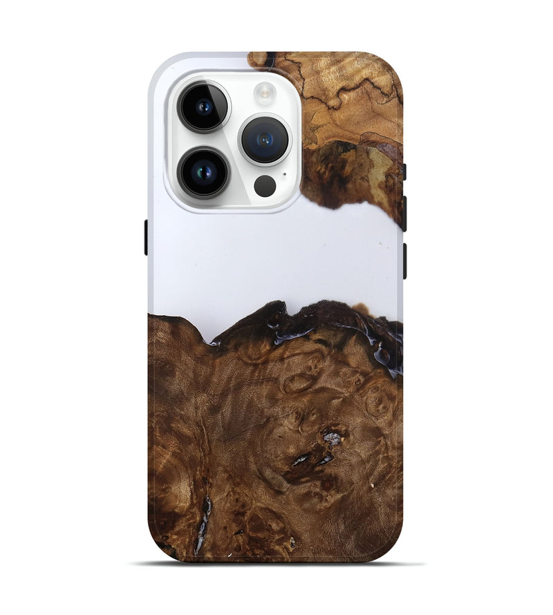 iPhone 15 Pro Wood Live Edge Phone Case - Janie (Clear, 796809)