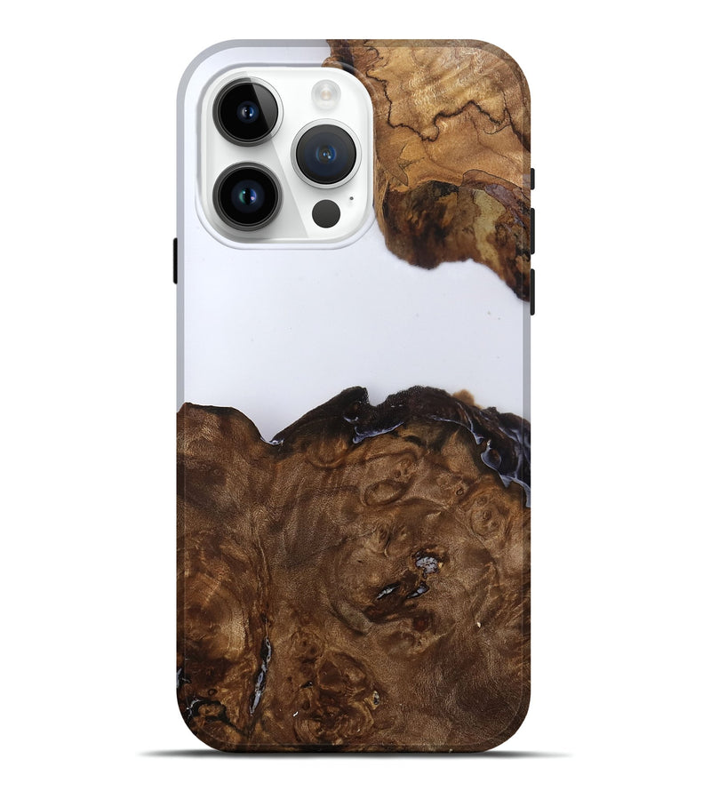 iPhone 15 Pro Max Wood Live Edge Phone Case - Janie (Clear, 796809)