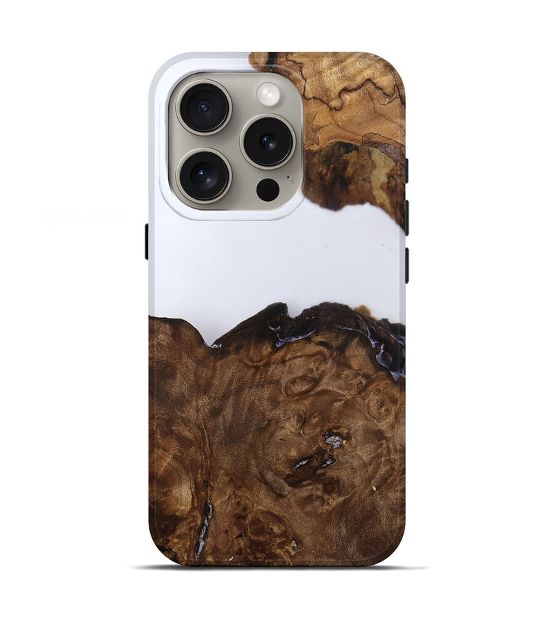 iPhone 16 Pro Wood Live Edge Phone Case - Janie (Clear, 796809)
